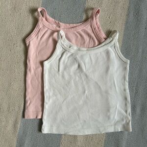 2 pack Gap organic cotton Girls Tank Tops